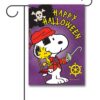 PNT4135 Peanuts Pirate Snoopy Halloween Garden Flag