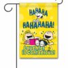 PNT4346 Peanuts Laughing Snoopy and Charlie Brown Garden Flag