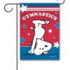 PNT4361 Peanuts Snoopy Handstand Gymnastics Garden Flag