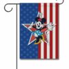 Patriotic Minnie Mouse Garden Flag