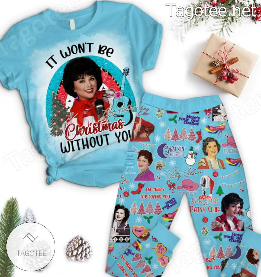 Patsy Cline It Wont Be Christmas Without You Pajamas Set