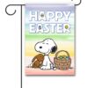 Peanuts Easter Bunny Snoopy Garden Flag