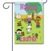 Peanuts Happy Easter Garden FLag