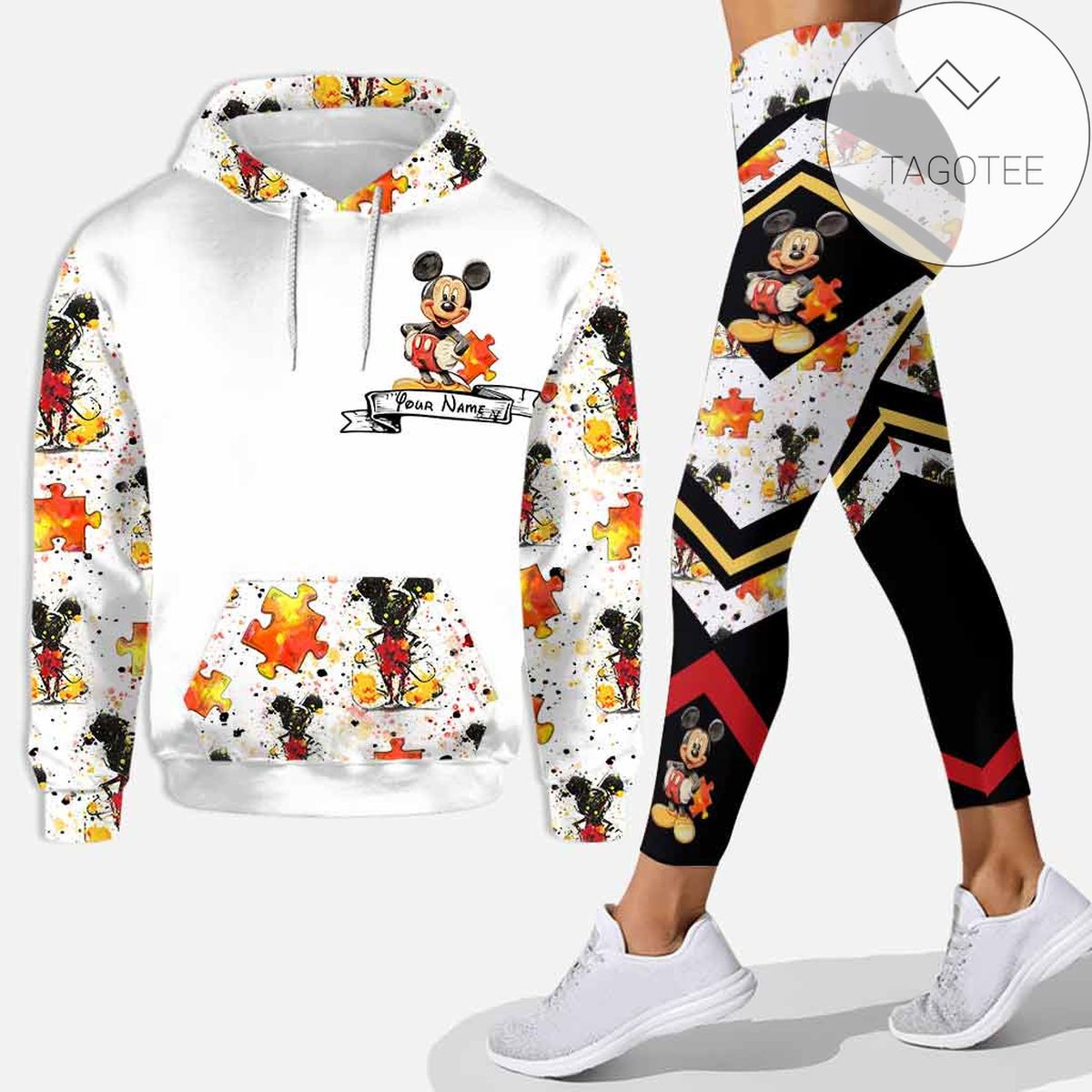 Personalized Mickey Mouse Its Okay To Be Different Hoodie And Leggings