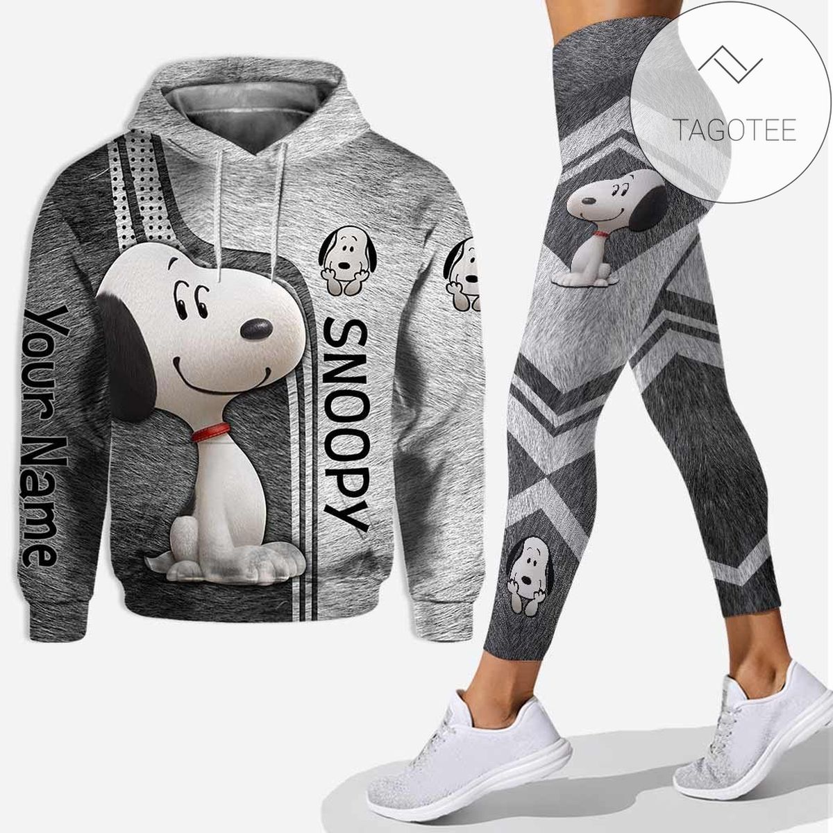 Personalized Snoopy Dog Hoodie And Leggings