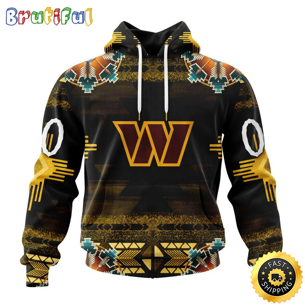Personalized NFL Washington Commanders Hoodie Special Native Costume Design 3D Hoodie Unisex Hoodie dgipzu