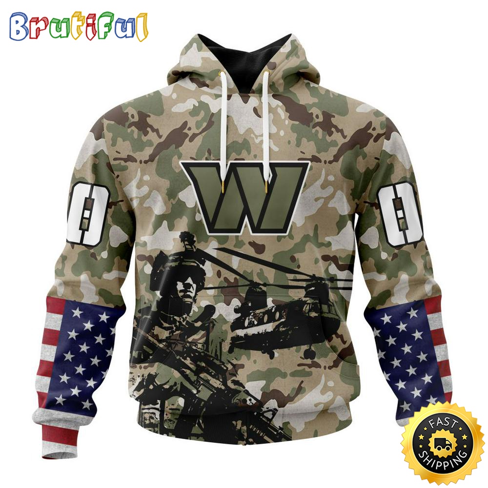Personalized NFL Washington Commanders Hoodie Special Salute To Service Design 3D Hoodie Unisex Hoodie n5mgjn