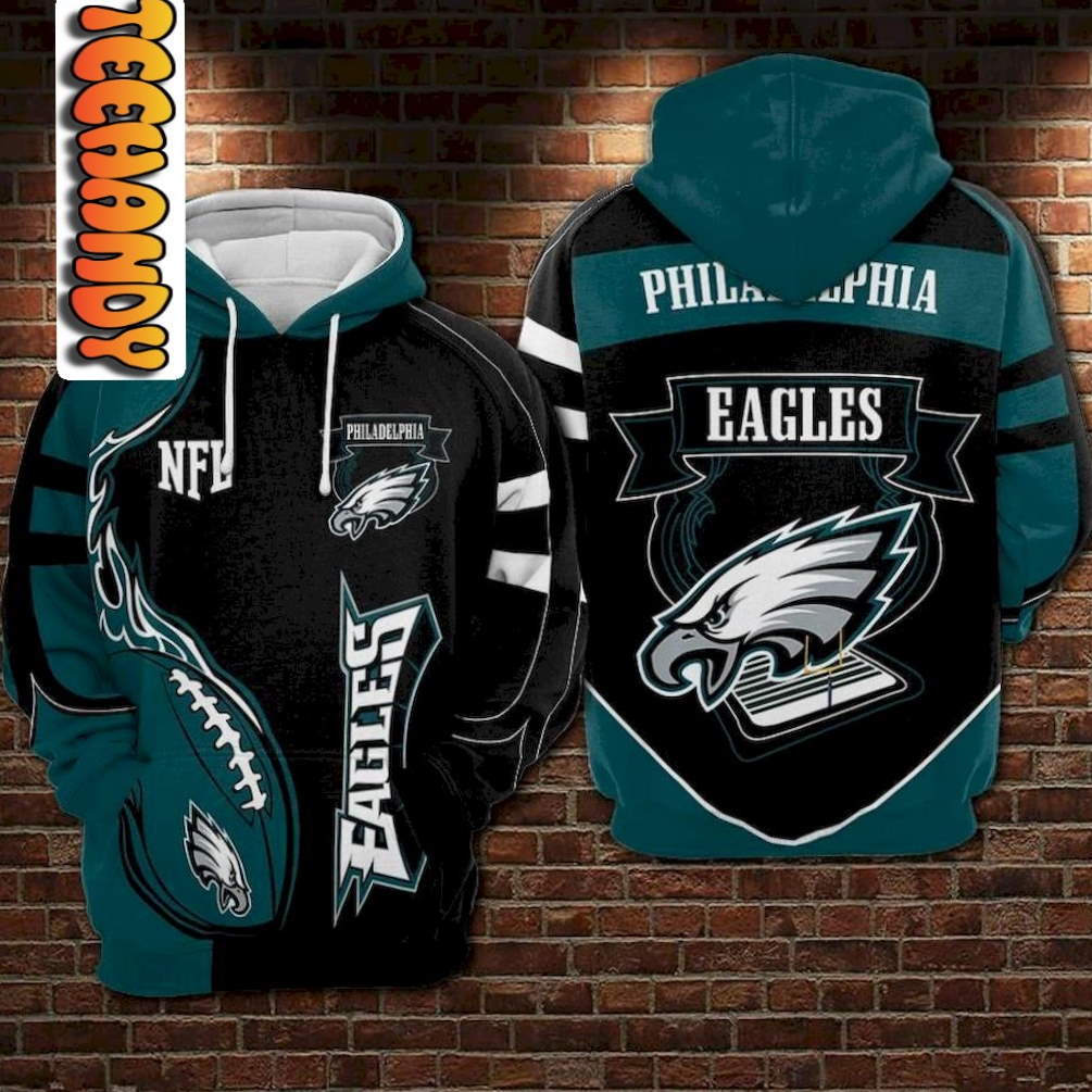 Philadelphia Eagles Custom All Over Print Hoodie 0