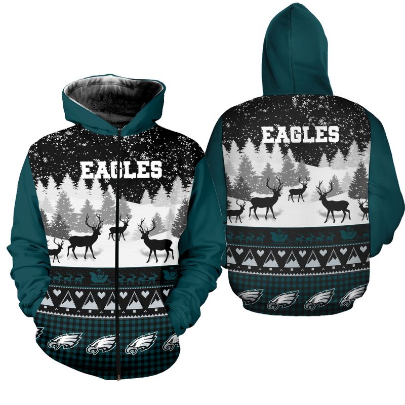 Philadelphia Eagles Hoodie 3D Gifts for Fans 0