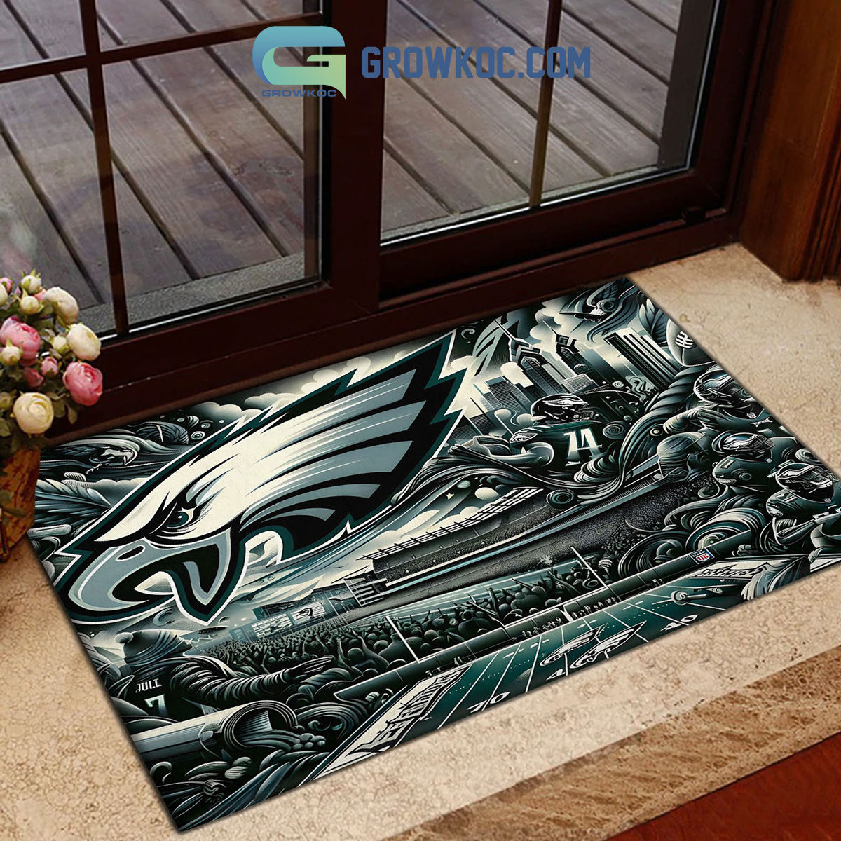 Philadelphia Eagles Lincoln Financial Field Football Stadium Doormat2B1 GVoqD