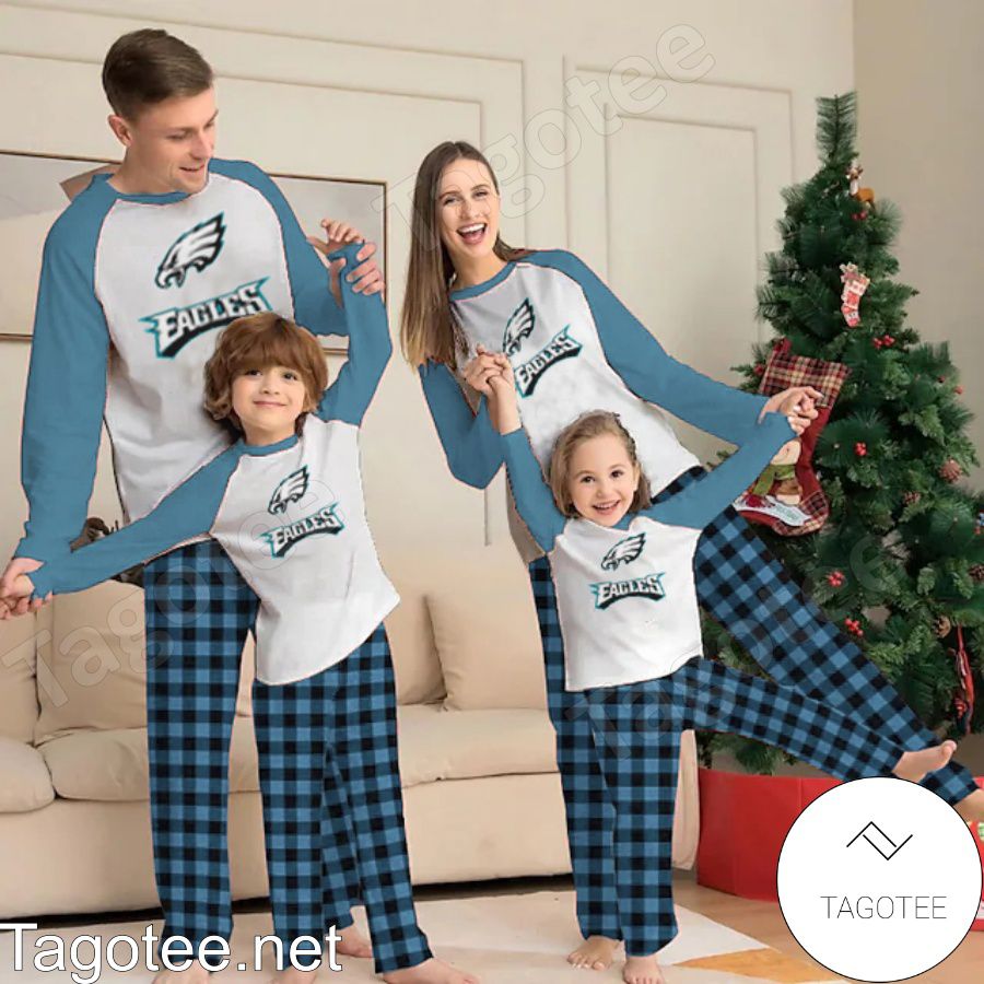 Philadelphia Eagles NFL Buffalo Plaid Pajamas Set