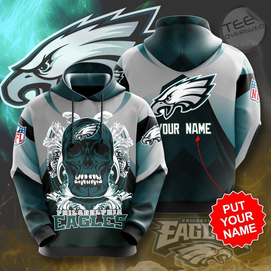 Philadelphia Eagles hoodie 3D NFL Clothes 0