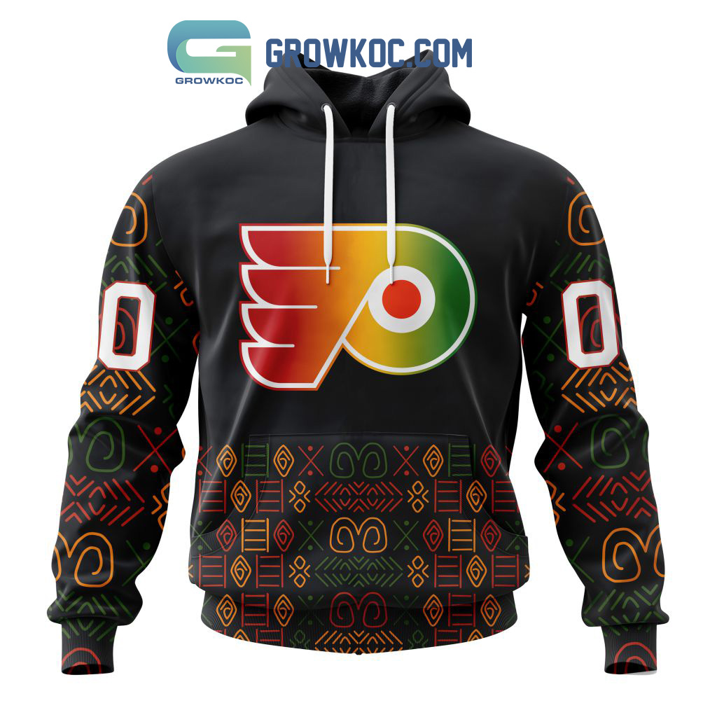 Philadelphia Flyers Black History Month Personalized Hoodie Shirts2B1 sACqT