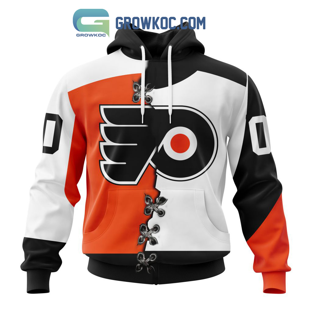 Philadelphia Flyers Mix Reverse Retro Personalized Hoodie Shirts2B1 thTPP