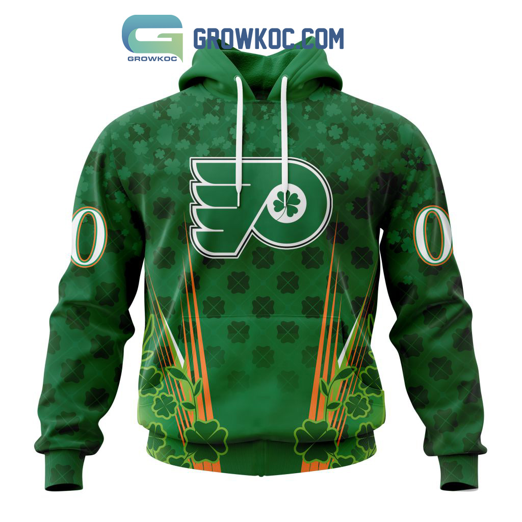 Philadelphia Flyers St. Patricks Day Personalized Hoodie Shirts2B1 7dxCh