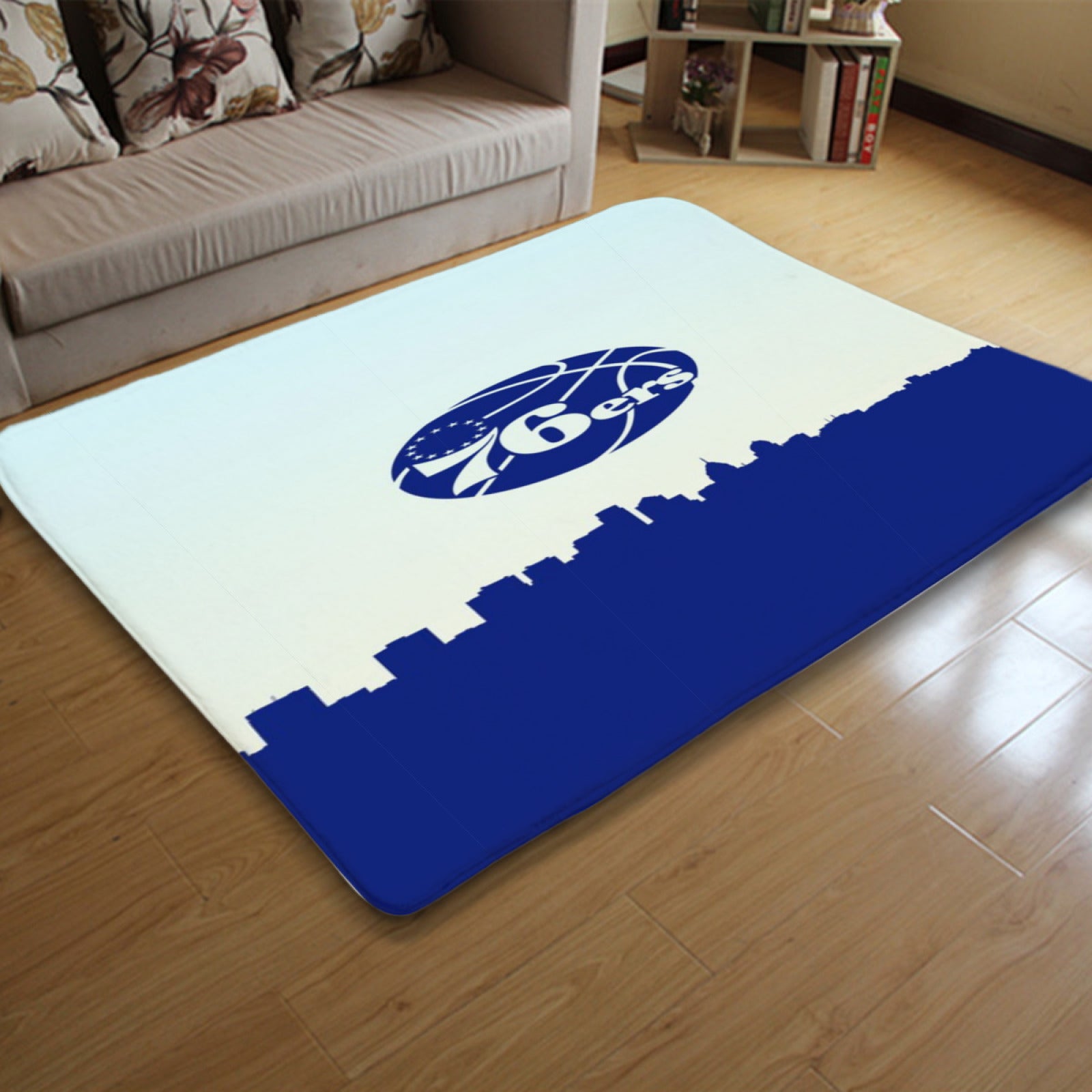 Philadelphia Basketball 76ers Carpet Living Room Bedroom Mats Kitchen Bathroom Rug 1