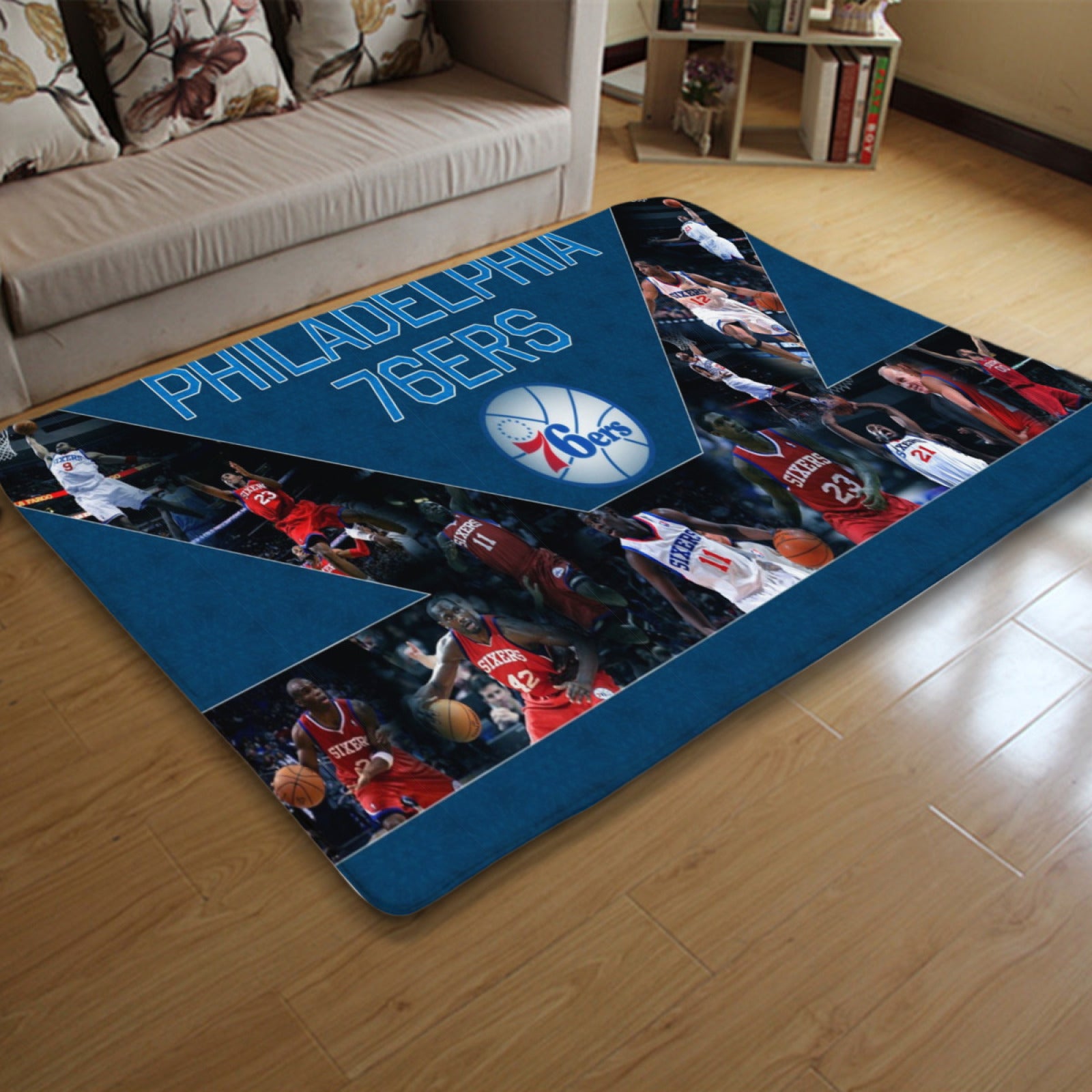 Philadelphia Basketball 76ers Carpet Living Room Bedroom Mats Kitchen Bathroom Rug 1 1d748fc4 cf4c 46eb a2e2 80c73f72d64b