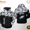 Philadelphia Eagles NFL Camo Veteran Team 3D All Over Print Zip up Hoodie tan3gs
