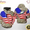Philadelphia Eagles NFL Flag Of The United States Camo Veteran 3D Hoodie kk8gxt