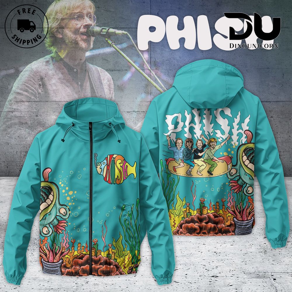 Phish Rock Band Windbreaker Outdoor Jacket 1