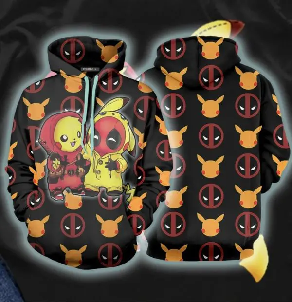 PikaPool2BDeadpool2BAnd2BPikachu2B3D2BHoodie Classic2BT Shirt Sweetdreamfly2BC490EN zVDnX 600x620 1