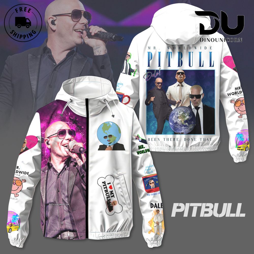 Pitbull Mr Worldwidelimited Edition Windbreaker Jacket 1