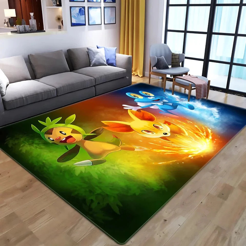 PokemonPikachuCarpetLivingRoomBedroomSofaMatDoorMatKitchenBathroomMats 3