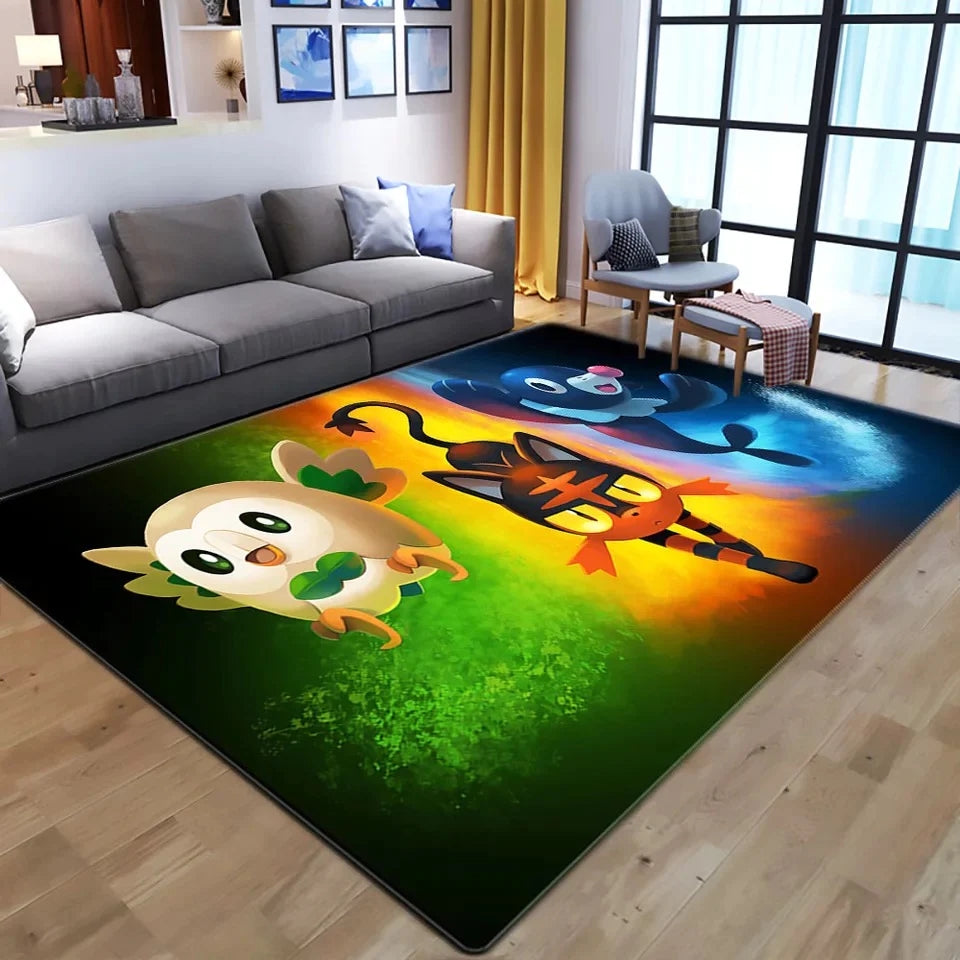 PokemonPikachuCarpetLivingRoomBedroomSofaMatDoorMatKitchenBathroomMats 4