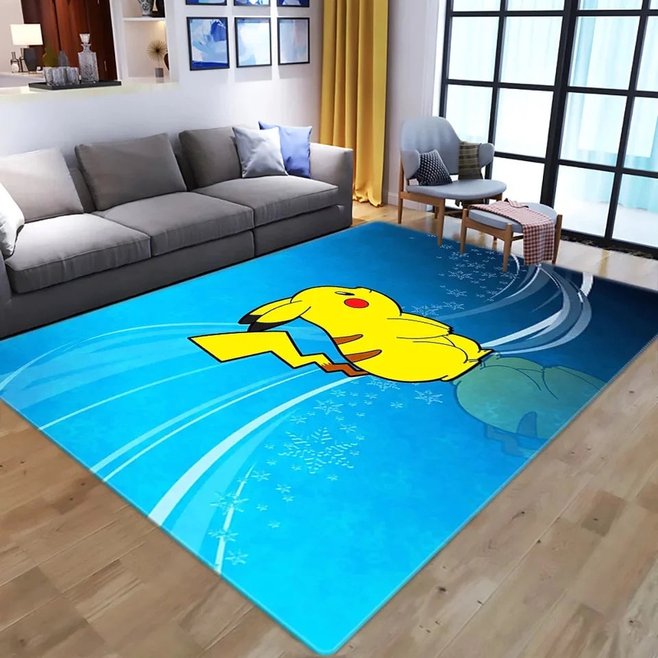 PokemonPikachuCarpetLivingRoomBedroomSofaMatDoorMatKitchenBathroomMats 5