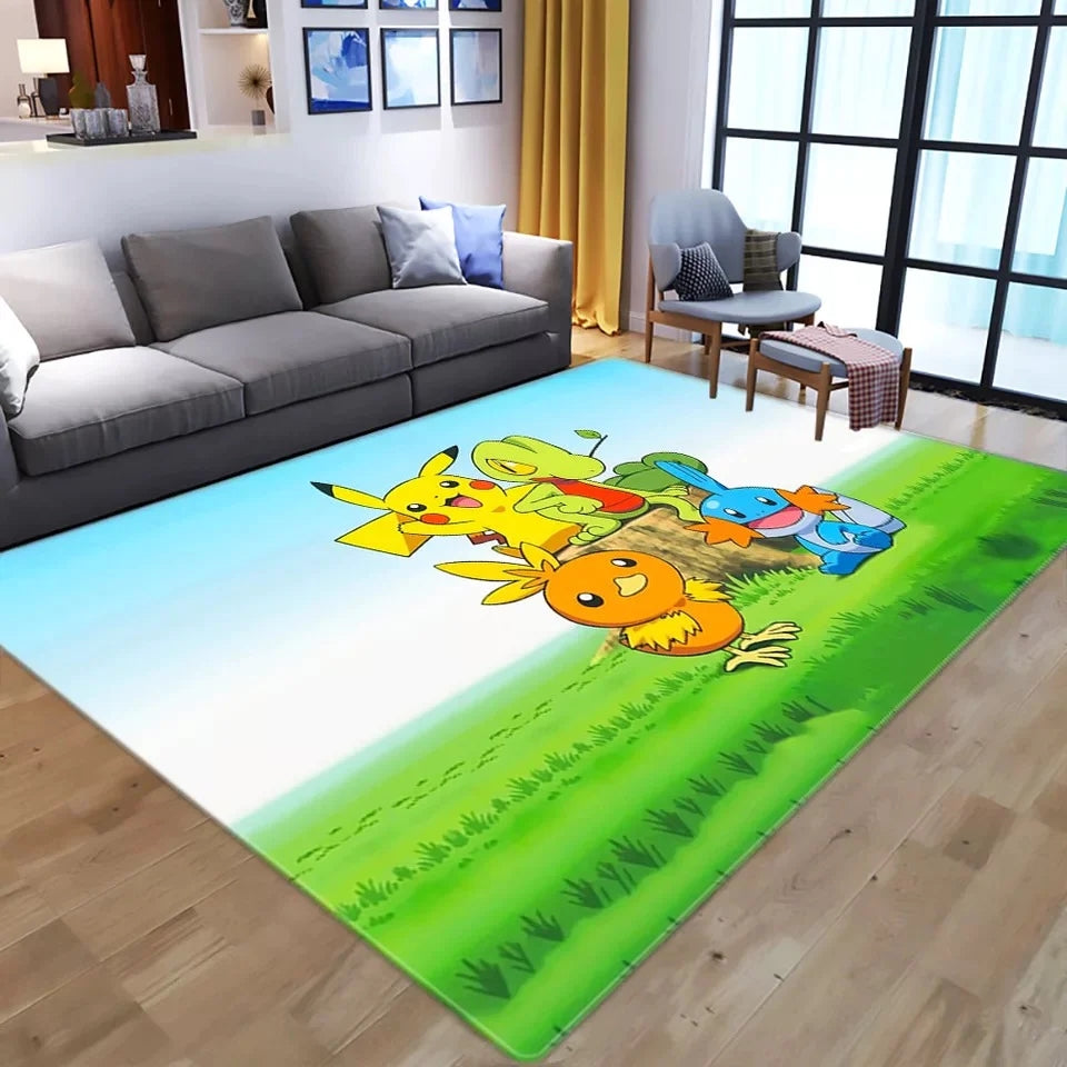 PokemonPikachuCarpetLivingRoomBedroomSofaMatDoorMatKitchenBathroomMats 6