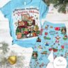 Popcorn Pajamas Christmas Movies Pajamas Set