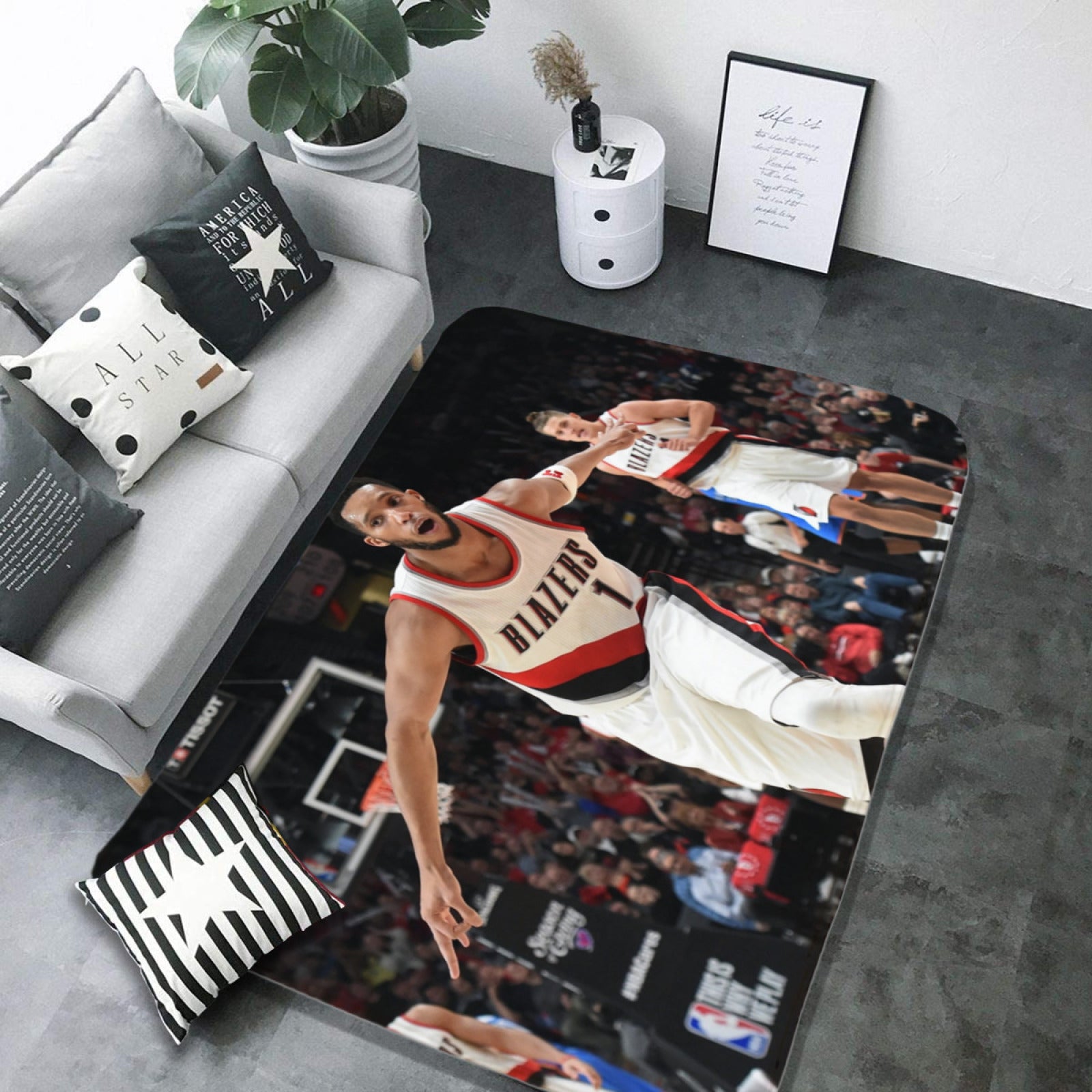 Portland Trail Basketball Blazers Carpet Living Room Bedroom Mats Kitchen Bathroom Rug 2 28c5b72a f967 4744 b380 c39eb7b116af