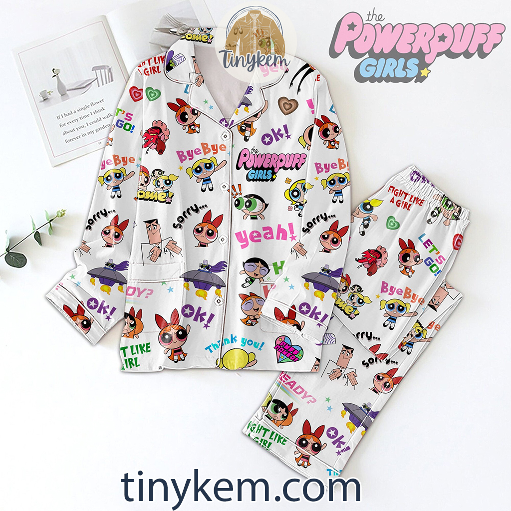 Powerpuff Girls Cartoon Pajamas Set2B1 FGcWz