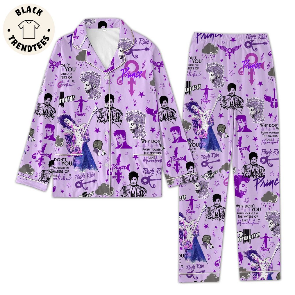 Prince 19852016 Purlple Pijamas Set 591534 0