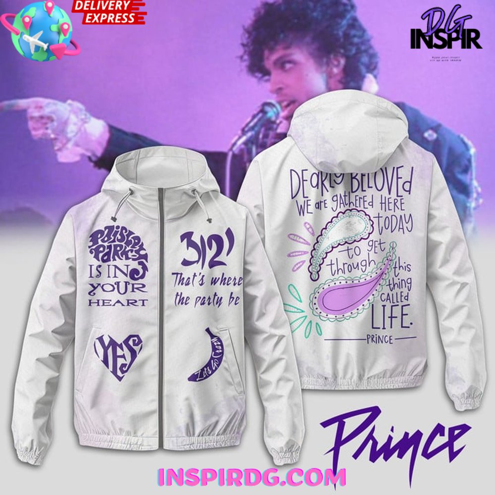 Prince Dearly Beloved Limited Edition Zipper Hoodie 1