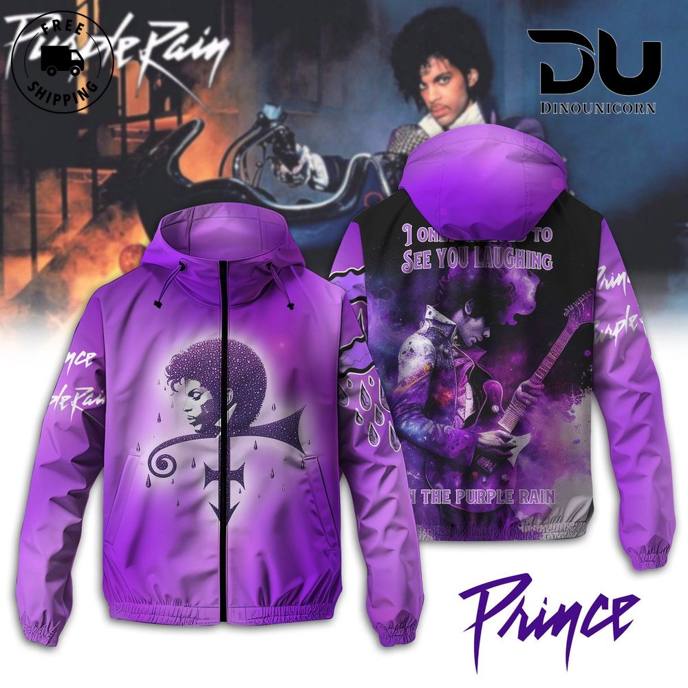 Prince Purple Rain Windbreaker Outdoor Jacket 1