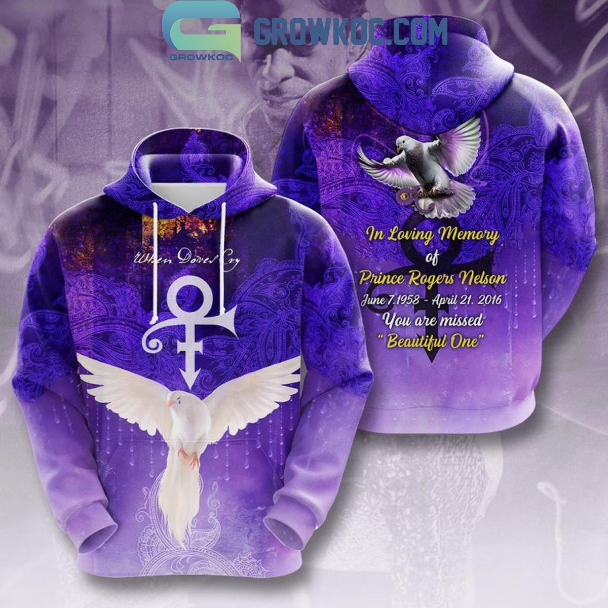 Prince Rogers Nelson In Our Loving Memory Beautiful One Hoodie T Shirt 1 Lgy1g