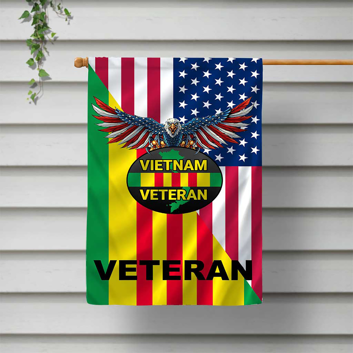 Proud Vietnam Veteran The Wars House Garden Flags2B1 eVn4k