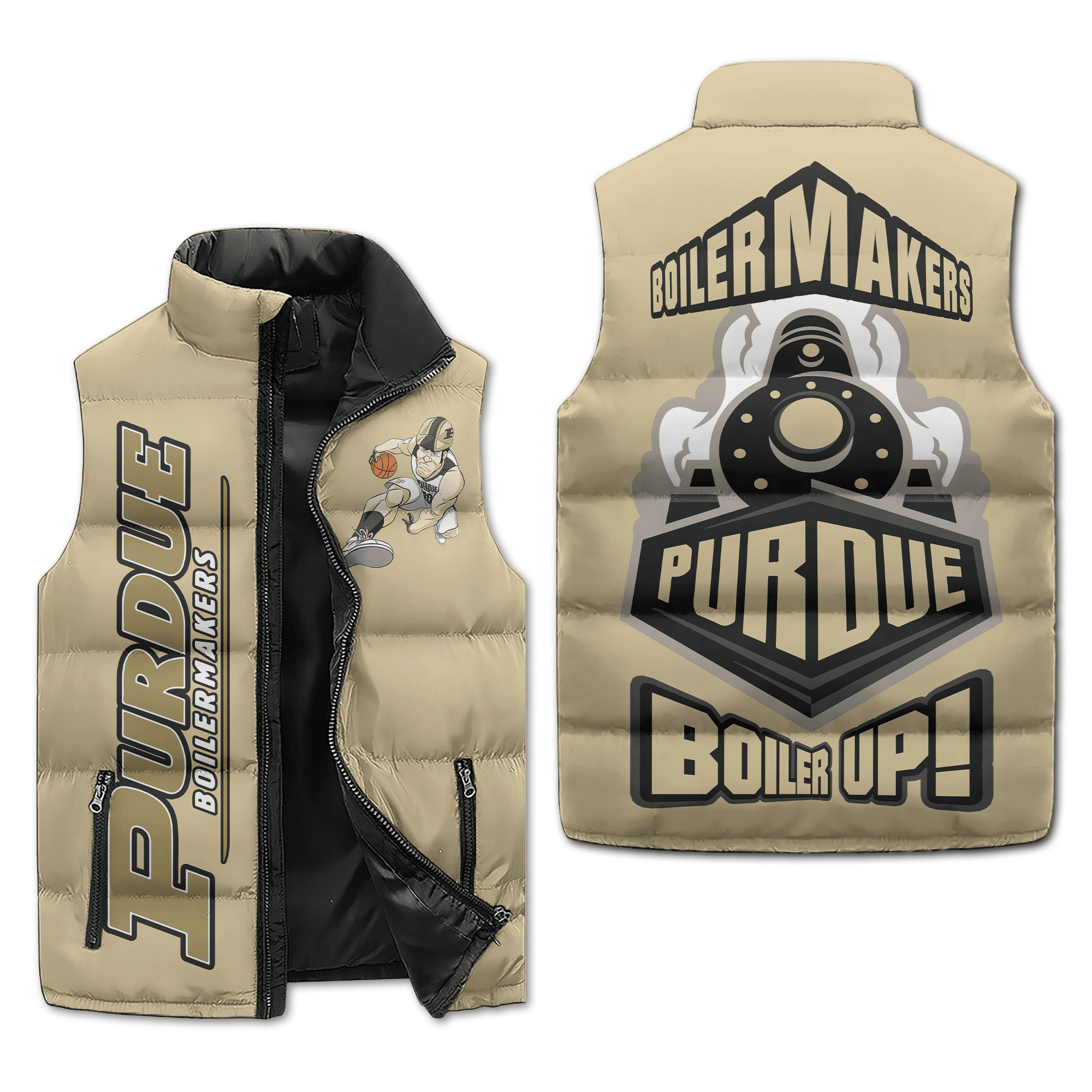 Purdue Boilermakers Puffer Sleeveless Jacket Boiler Up2B1 nksjV