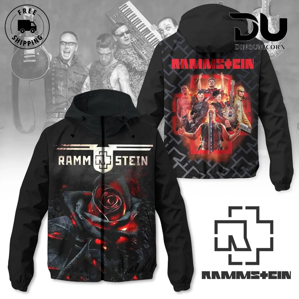 Rammstein Band Windbreaker Outdoor Jacket 1