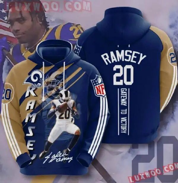 Ramsey2B202BNfl2BLos2BAngeles2BRams2B3d2BHoodies Classic2BT Shirt Sweetdreamfly2BC490EN RA7Ej 600x620 1