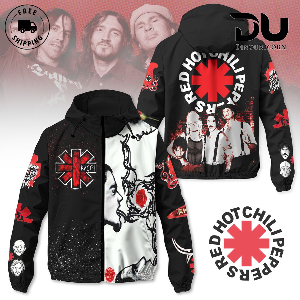 Red Hot Chili Peppers Windbreaker Outdoor Jacket 1