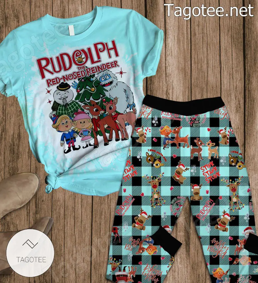 Rudolph The Red nosed Reindeer Pajamas Set