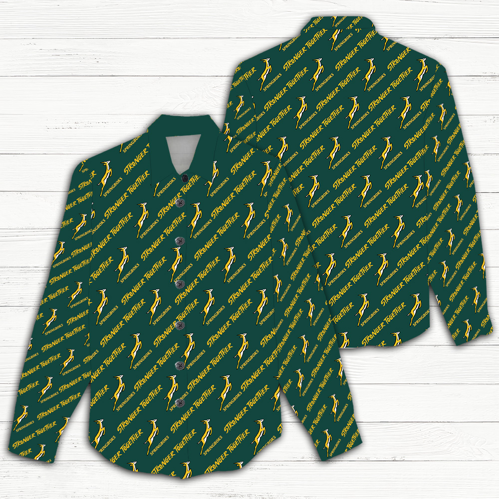 SOUTH AFRICA RUGBY WORLD CUP 2023 Linen shirt TANTN3227 mk3