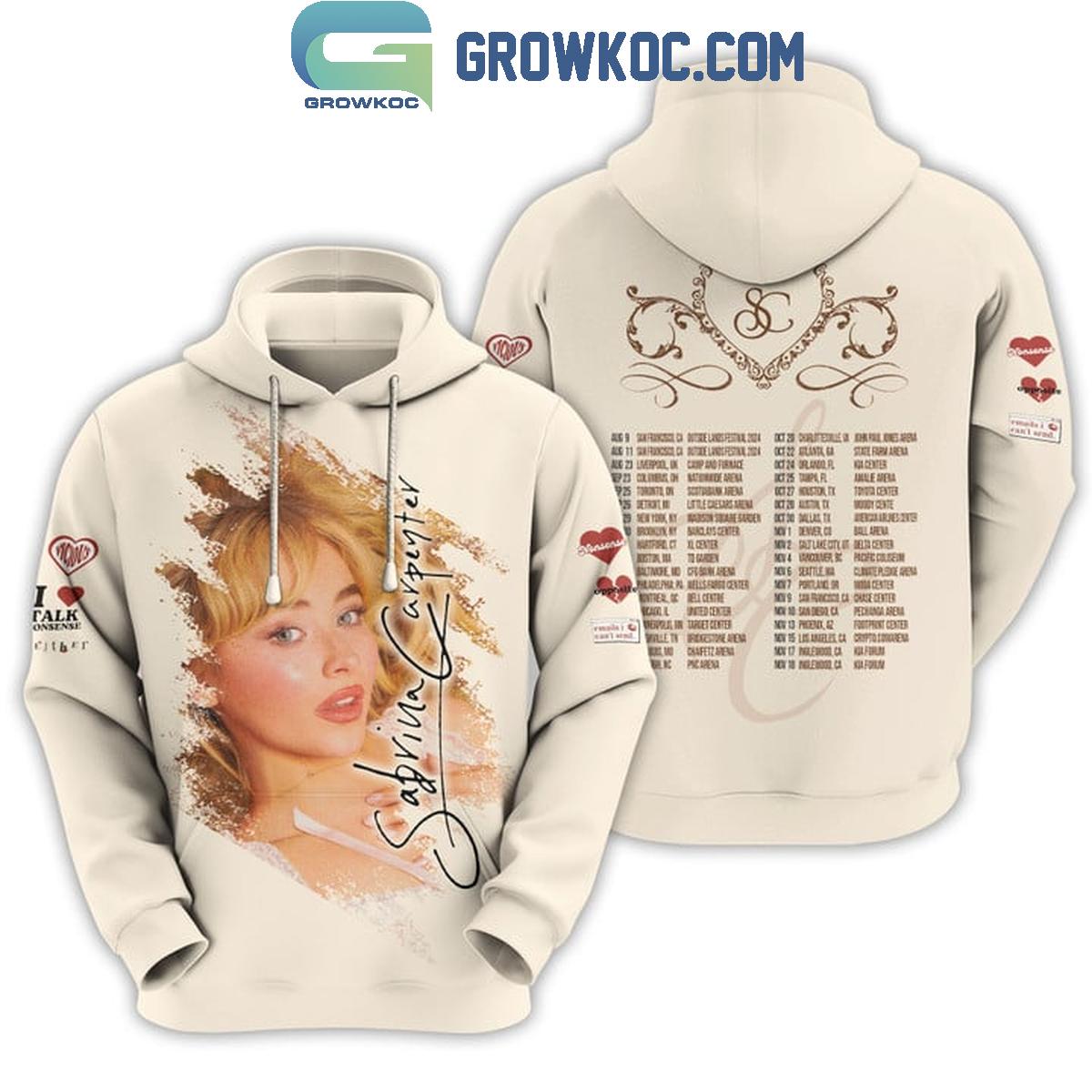 Sabrina Carpenter Short N Sweet Tour 2024 Schedule Fan Hoodie Shirts 1 D0okJ