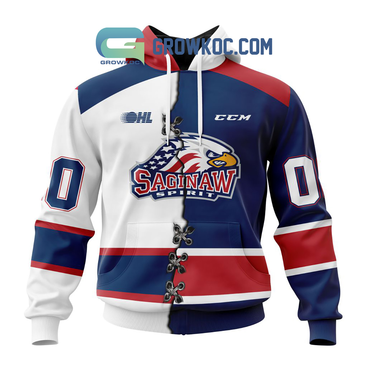 Saginaw Spirit Mix Home And Away Jersey Personalized Hoodie Shirts2B1 MGXl1