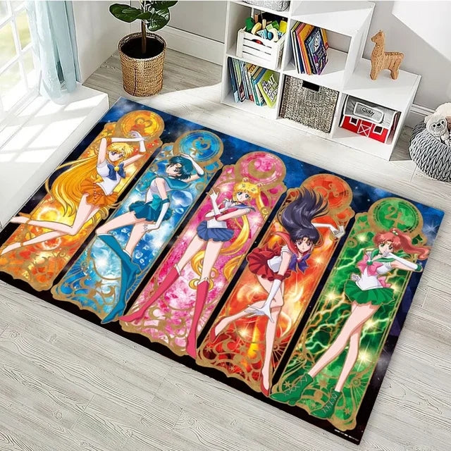 SailorMoonCarpetLivingRoomBedroomSofaMatDoorMatKitchenBathroomRugs 3