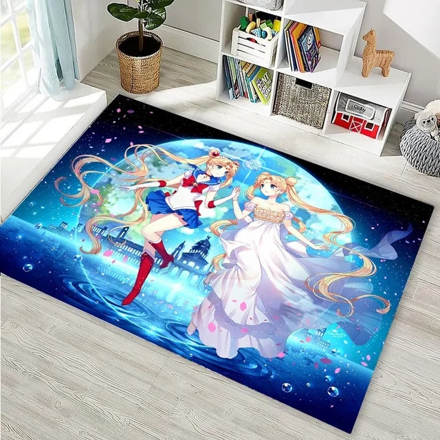 SailorMoonCarpetLivingRoomBedroomSofaMatDoorMatKitchenBathroomRugs 5