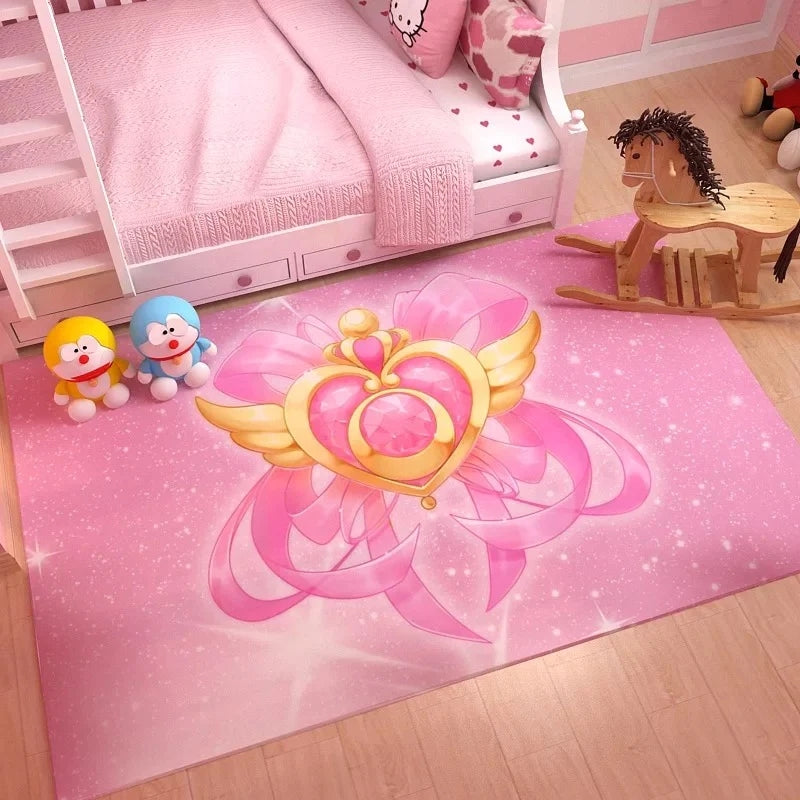 SailorMoonCarpetLivingRoomBedroomSofaMatDoorMatKitchenBathroomRugs 6