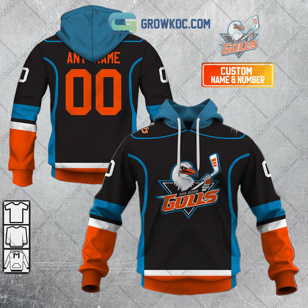 San Diego Gulls Color Fan Personalized Hoodie Shirts2B1 sf1FM